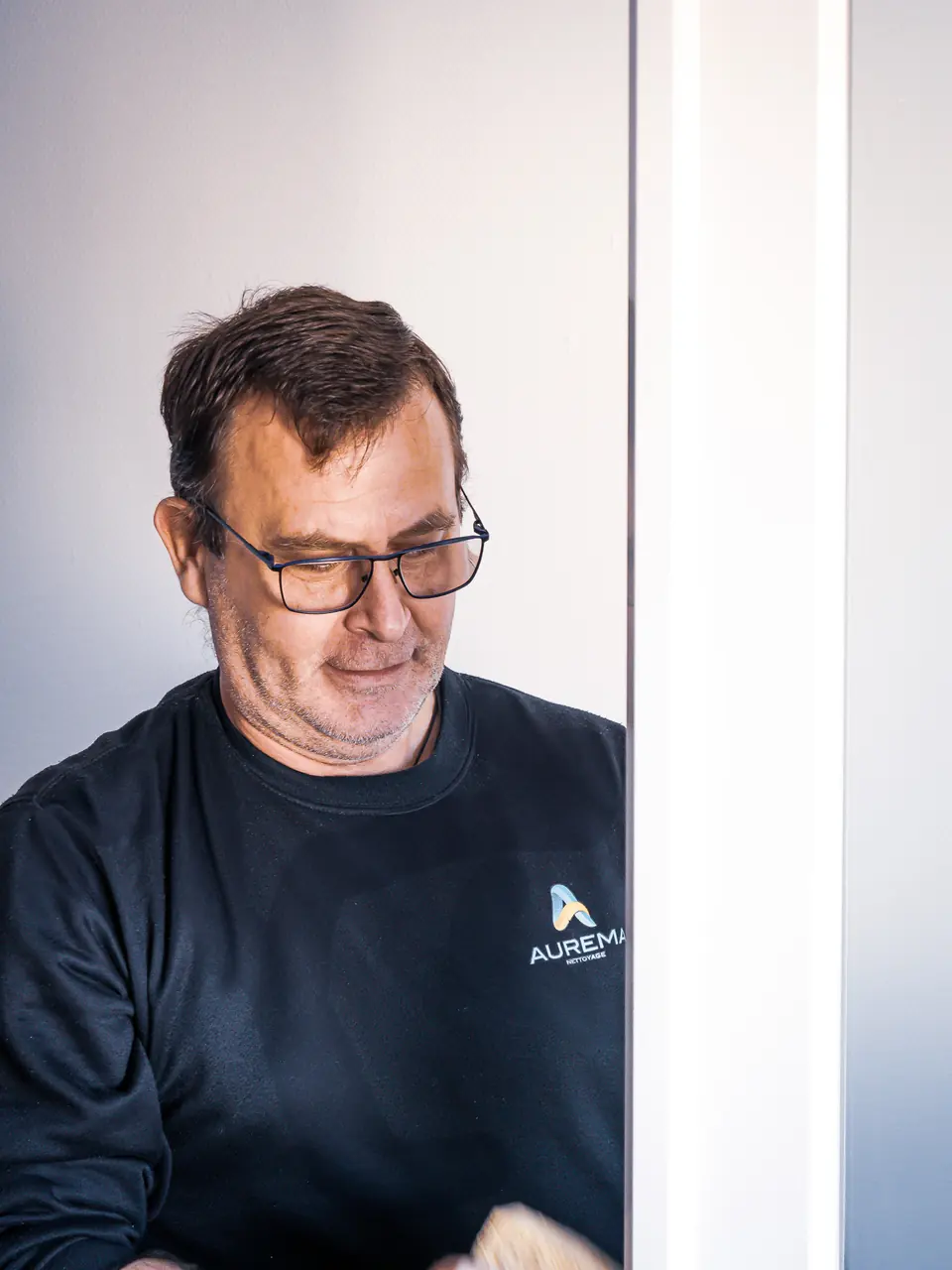 Portrait professionnel d'un chef d'entreprise réalisé en séance photo